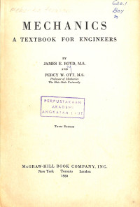 Image of Mechanics : A Textbook for Engineers - Third Edition