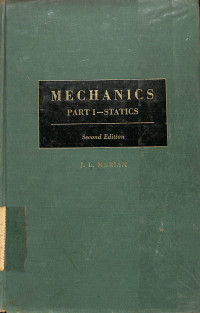 Image of Mechanics , Part I Statics - Second Edition