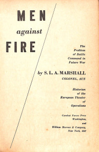 Image of Men Against Fire
