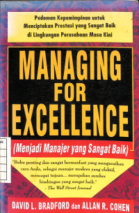 Image of Menjadi Manajer Yang Sangat Baik (Managing for Excellence)