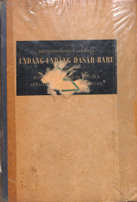 Image of Menjongsong Lahirnja Undang-Undang Dasar Baru
