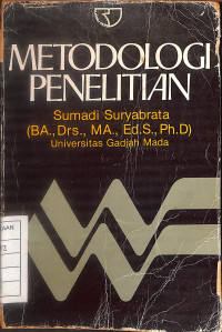 Image of Metodologi Penelitian