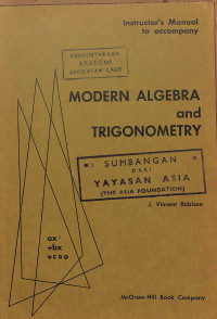 Image of Modern Algebra & Trigonometry