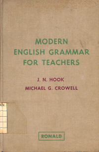 Image of Modern English Grammar for Teachers