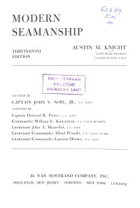 Image of Modern Seamanship (Thirteenth Edition)