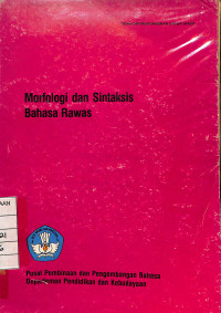 Image of Morfologi dan Sintaksis Bahasa Rawas