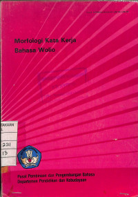 Image of Morfologi Kata Kerja Bahasa Wolio