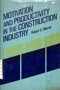 Image of Motivation And Productivity In The Construction Industry