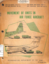 Image of Movement of Units in Air Force Aircraft