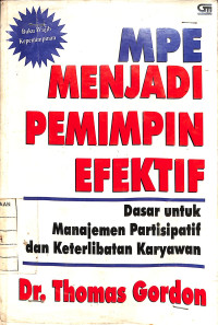 Image of MPE : Menjadi Pemimpin Efektif