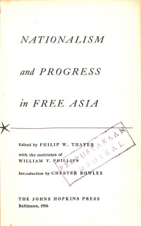 Image of Nationalism and Progress in Free Asia
