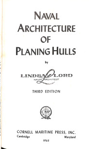 Image of Naval Architecture of Planing Hulls - Third Edition