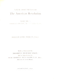 Image of Naval Document Of The American Revolution