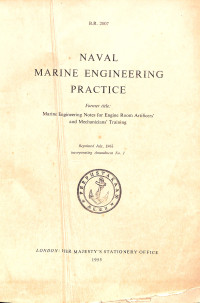 Image of Naval Marine Engineering Practice