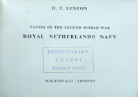 Image of Navies of the Second World War : Royal Netherlands Navy