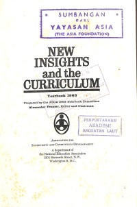 Image of New Insights and the Curiculum