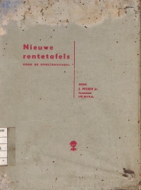 Image of Nieuwe Rentetafels Voor De Effectenhandel