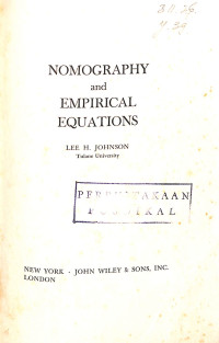 Image of Nomography and Empirical Equations