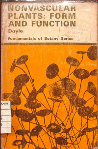 Image of Nonvascular Plants : Form and Function