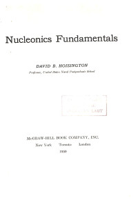 Image of Nucleonics Fundamentals