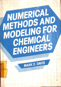 Image of Numerical Methods And Modeling For Chemical Enginers