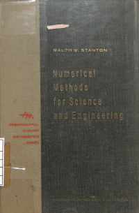 Image of Numerical Methods for Science and Engineering