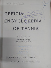 Image of Official Encyclopedia of Tennis - Revised and Updated Edition