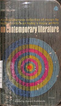 Image of On Contemporary Literature