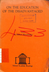 Image of On the Education of the Disadvantaged