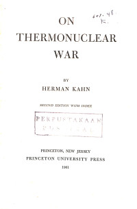 Image of On Thermonuclear War - Second Edition