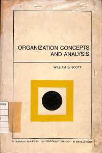 Image of Organization Concepts and Analysis