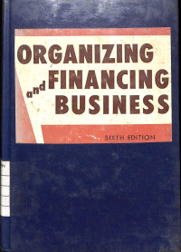 Image of Organizing And Financing Business