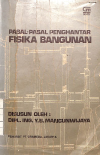 Image of Pasal-Pasal Penghantar Fisika Bangunan