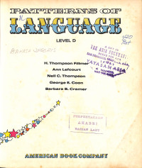 Image of Patterns of Language - Level D