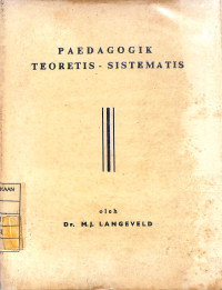 Image of Peadagogik Teoritis-Sistematis