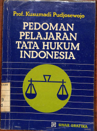 Image of Pedoman Pelajaran Tata Hukum Indonesia