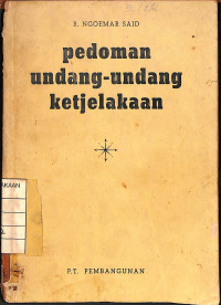 Image of Pedoman Undang-undang Ketjelakaan