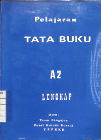 Image of Pelajaran Tata Buku A2 Lengkap