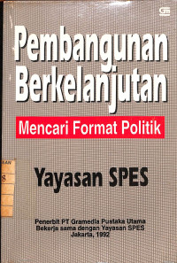 Image of Pembangunan Berkelanjutan Mencari Format Politik