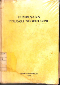 Image of Pembinaan Pegawai Negeri Sipil