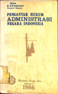 Image of Pengantar Hukum Administrasi Negara Indonesia