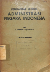 Image of Pengantar Hukum Administrasi Negara Indonesia