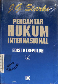 Image of Pengantar Hukum Internasional 2 Edisi Kesepuluh