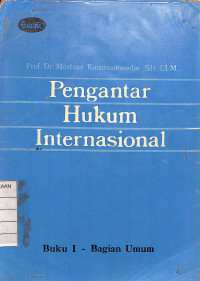 Image of Pengantar Hukum Internasional