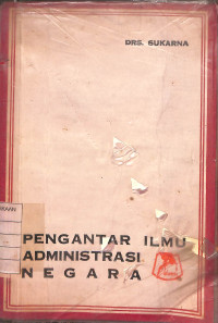 Image of Pengantar Ilmu Administrasi Negara