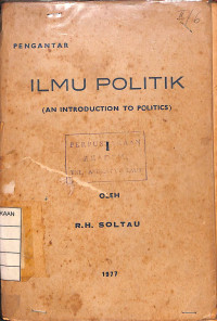 Image of Pengantar Ilmu Politik (An Introduction to Politics) I