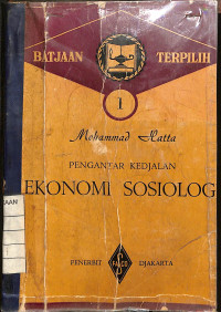Image of Pengantar Kedjalan Ekonomi Sosiologi