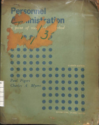 Image of Personnel Administration A Point of View and a Method Seventh Edition