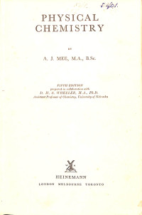 Image of Physical Chemistry Fifth Edition