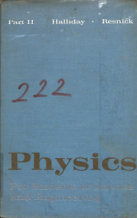 Image of Physics for Students of Science and Engineerig Part I